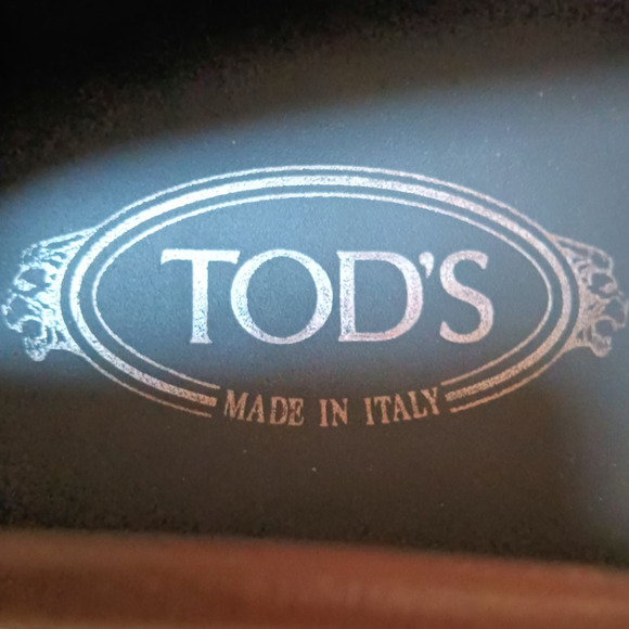 Tod's Brown Leather Loafers Men's Size 8 - Picture 6 of 8